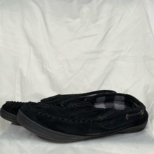 Clarks Leather Mens Andy Slippers